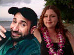 Photoshop magic: Ilana Urbach and Dave Attell